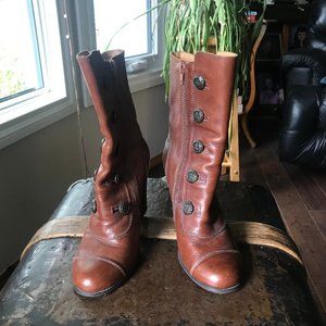 Miz Mooz Hendrix Zip-up Boots Size 38 (7.5)